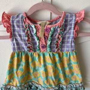 Matilda Jane Multicolor Ruffle Top